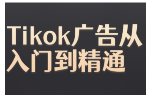 Tiktok Ads实操教程，Tiktok广告从入门到精通-世纪学社