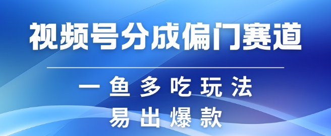 视频号创作者分成计划偏门类目，容易爆流，实拍内容简单易做【揭秘】-世纪学社